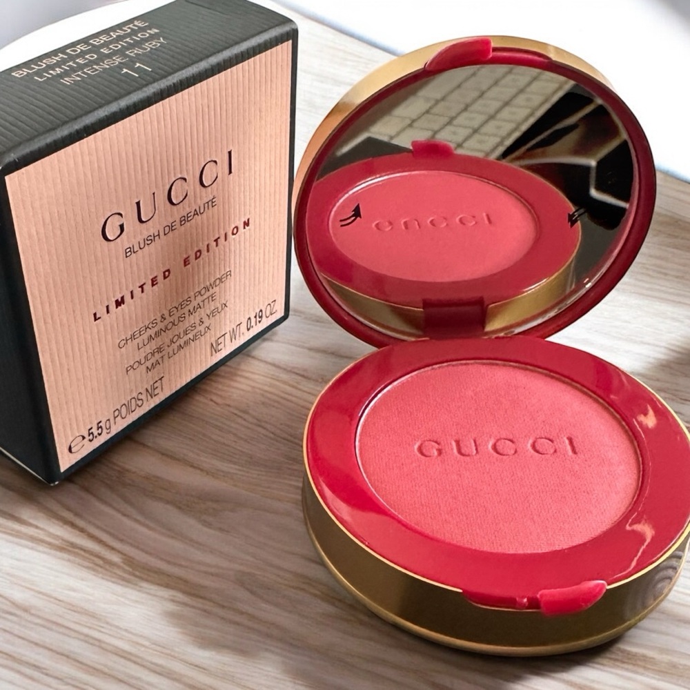 Gucci Limited Edition Blush Beauté 11 Intense Ruby 2024 Holiday